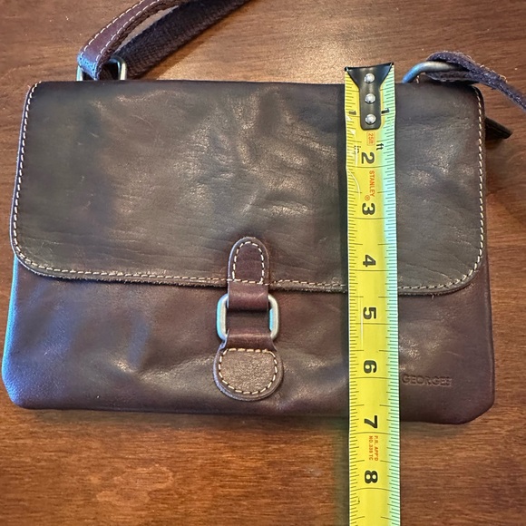 Jack Georges Dark Brown Messenger Bag - Picture 9 of 10